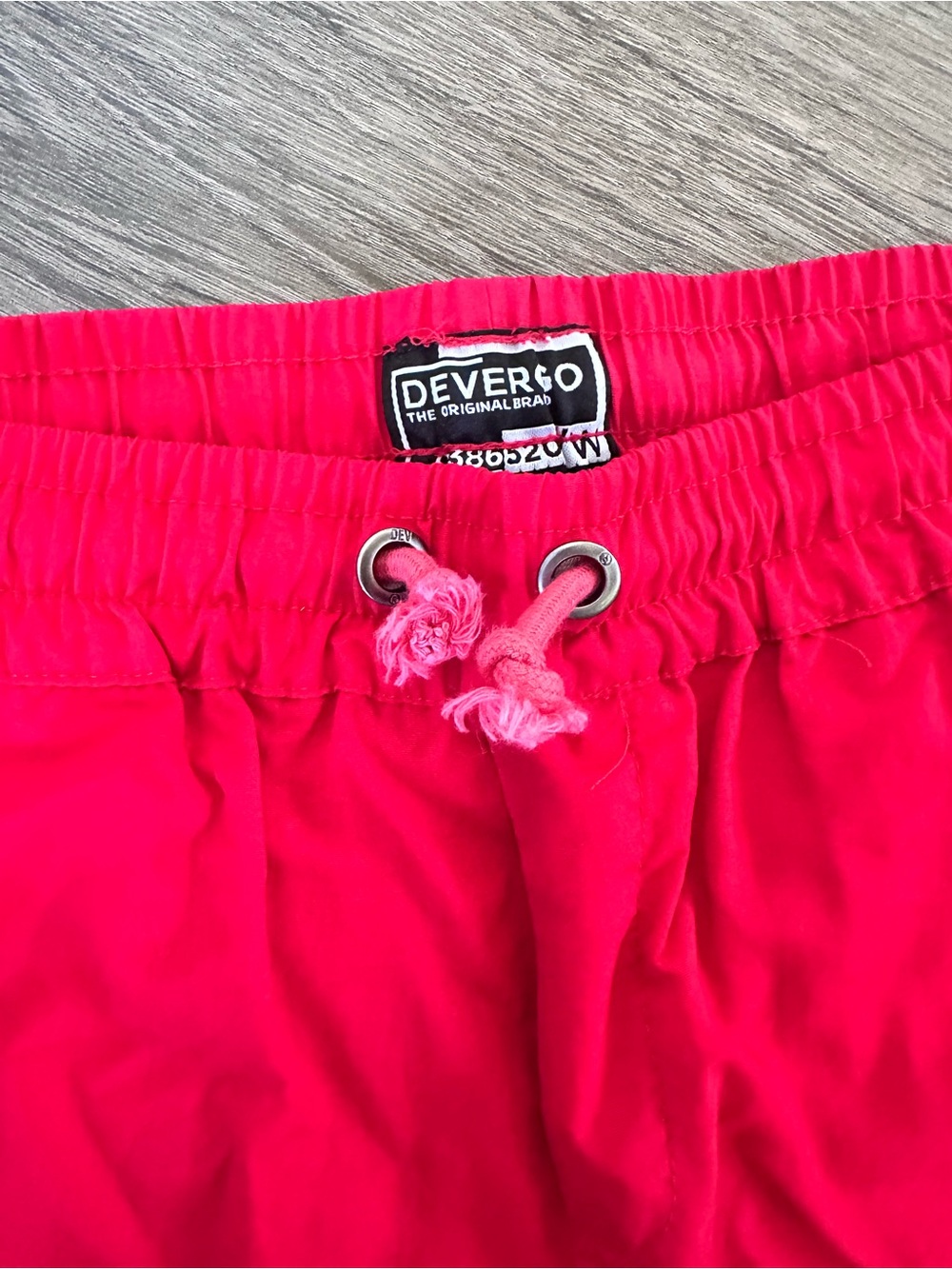 Devergo Bright Red Athletic Shorts - Picture 3 of 5